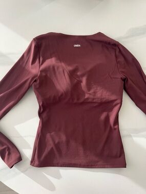 Oner Active Velvet Mocha SoftMotion Scoop Long Sleeve